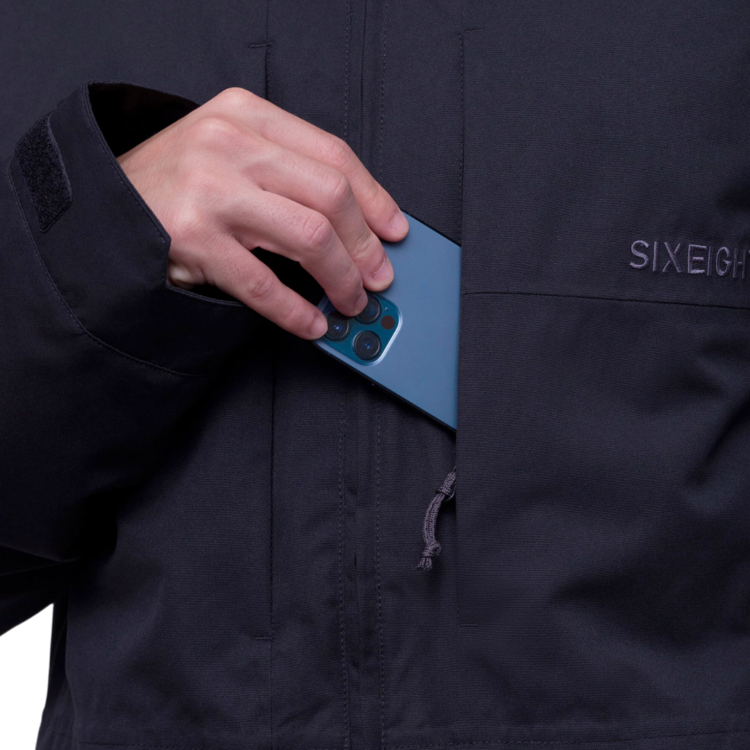 686 686 MENS SMARTY FORM JACKET BLACK