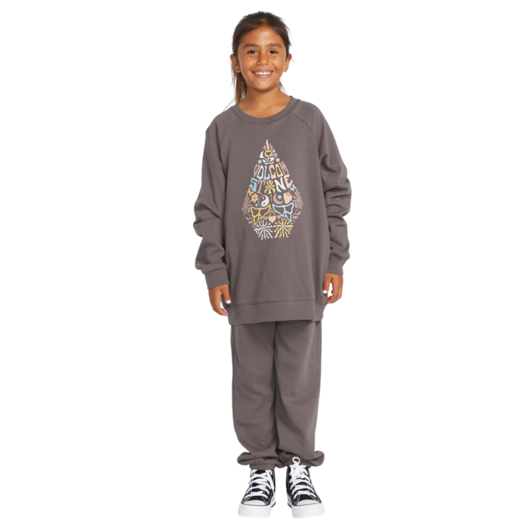 Volcom Volcom TRULY STOKIN BF CREW SLATE GREY