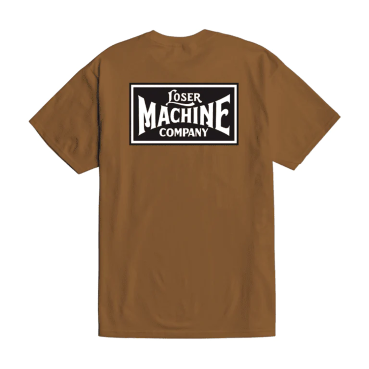 LOSER MACHINE Loser Machine NEW-OG STOCK TEE BROWN SUGAR