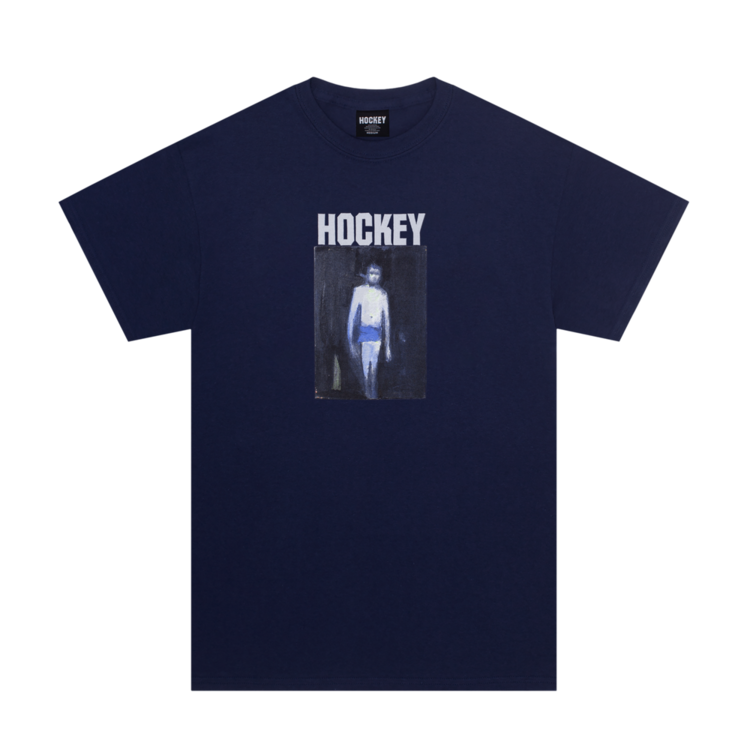 Hockey HOCKEY 50% OF ANXIETY TEE NAVY
