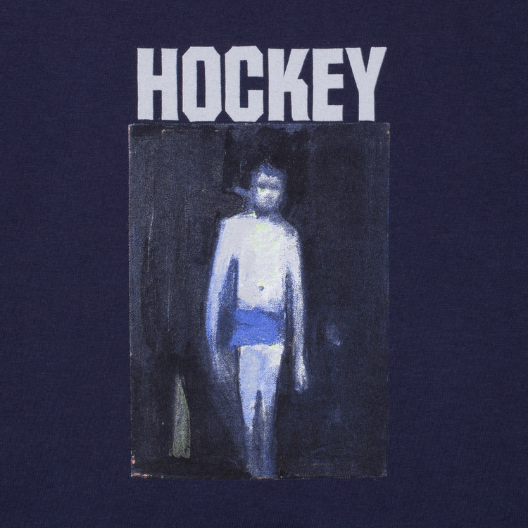 Hockey HOCKEY 50% OF ANXIETY TEE NAVY
