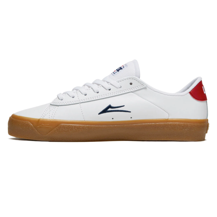 Lakai LAKAI NEWPORT WHITE/GUM LEATHER