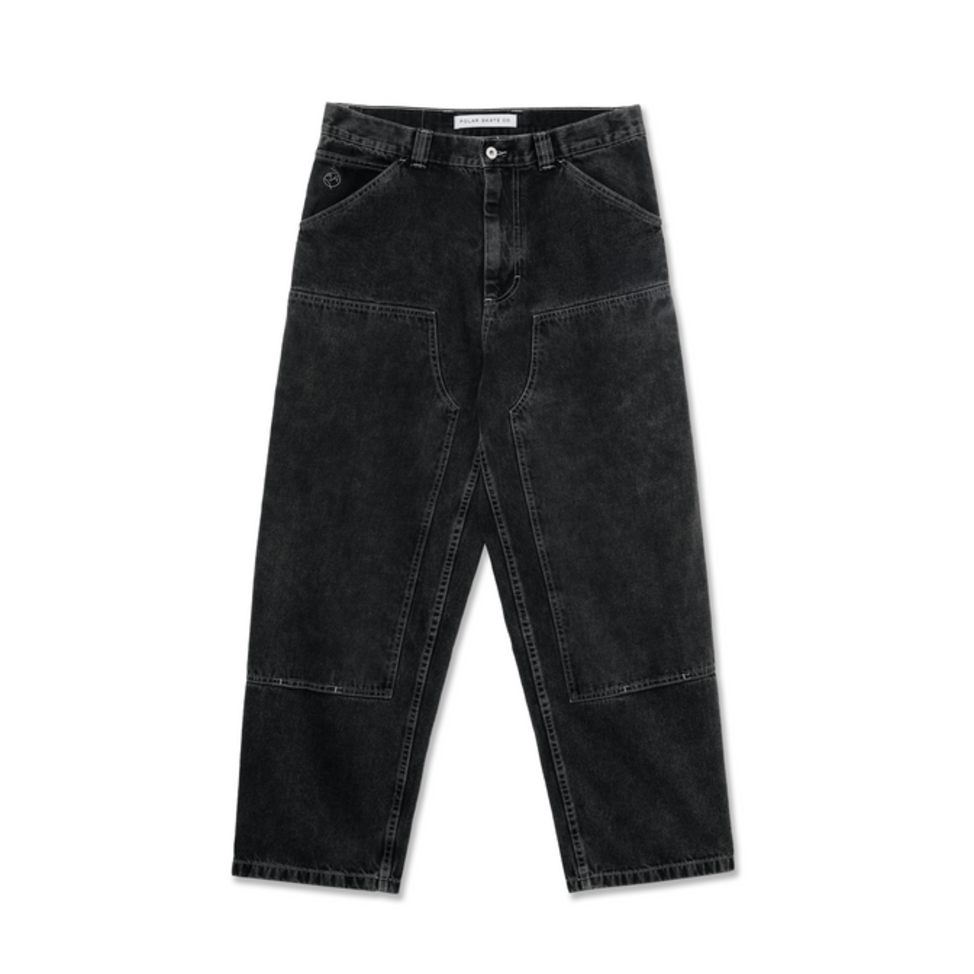 POLAR BIG BOY SHORTS SILVER BLACK - Industry Skate & Snow