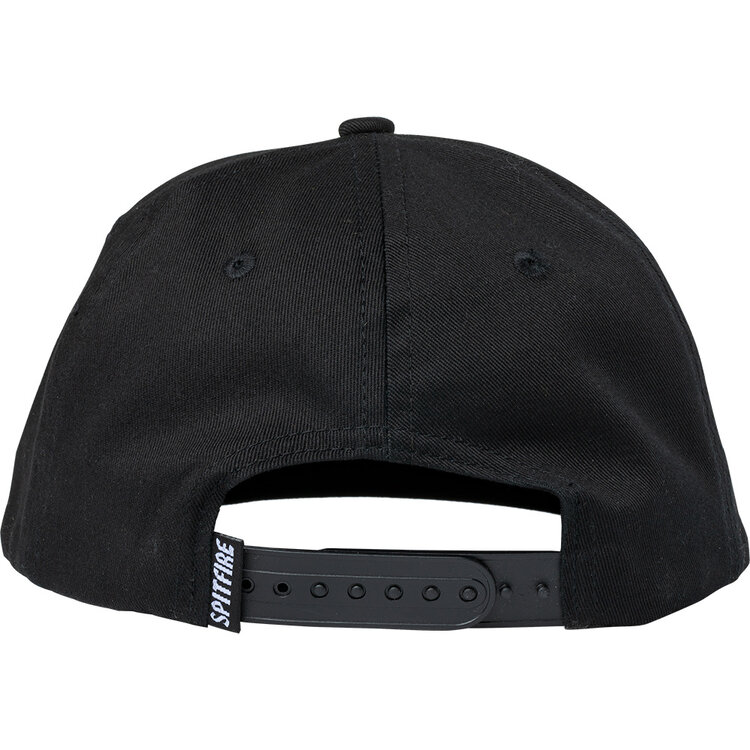 Spitfire SPITFIRE X SCI-FI CLASSIC 6P SNAPBACK HAT (BLACK w/ WHITE EMB)