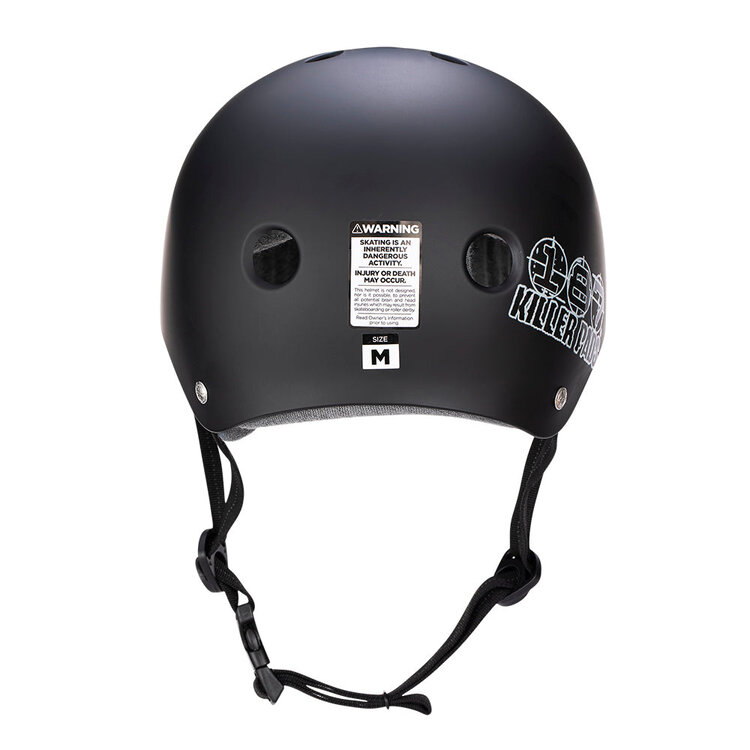 187 - PRO SKATE HELMET W/SWEATSAVER LINER MATTE BLACK