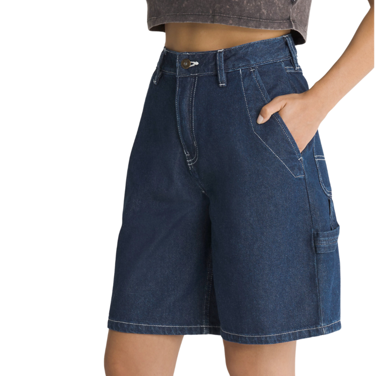 Vans Vans W GROUNDWORK LONG DENIM SHORT DARK DENIM