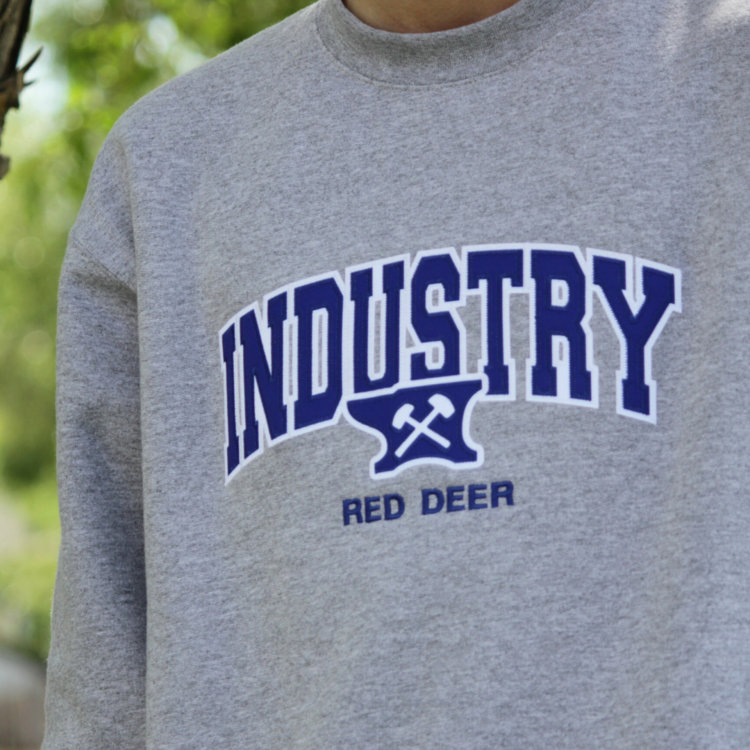 Industry INDUSTRY RED DEER COLLEGE CREW - GREY