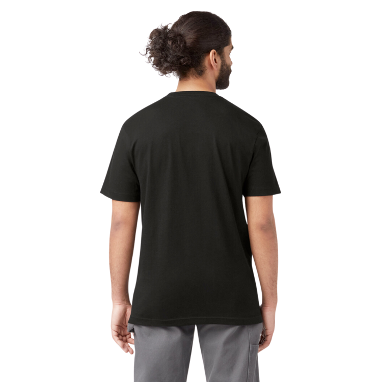 DICKIES DICKIES  MENS S/S 100% COTTON POCKET TEE BLACK