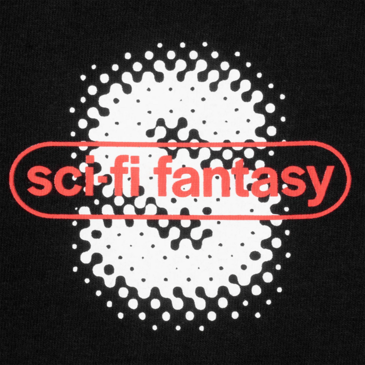 SCI-FI FANTASY SCI FI FANTASY SPOTTY TEE BLACK
