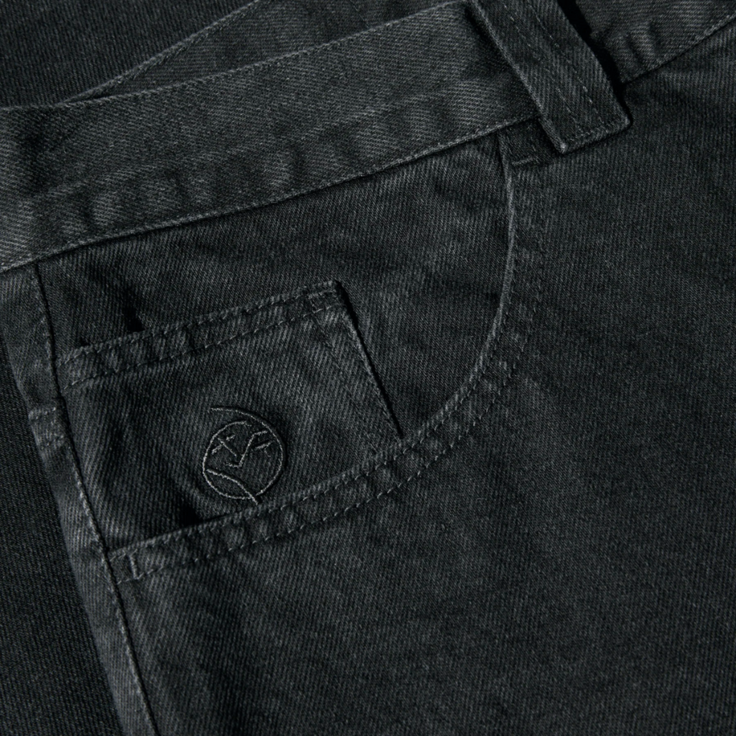 POLAR BIG BOY PANTS PITCH BLACK - Industry Skate & Snow