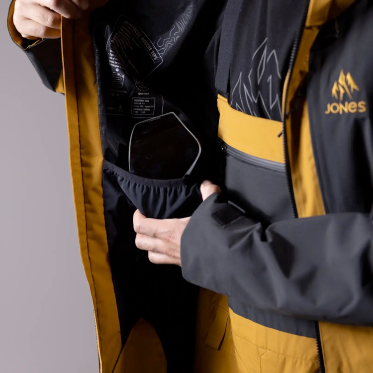 Jones Jones Jkt M's Mtn Surf Rec Shell Sierra Brown