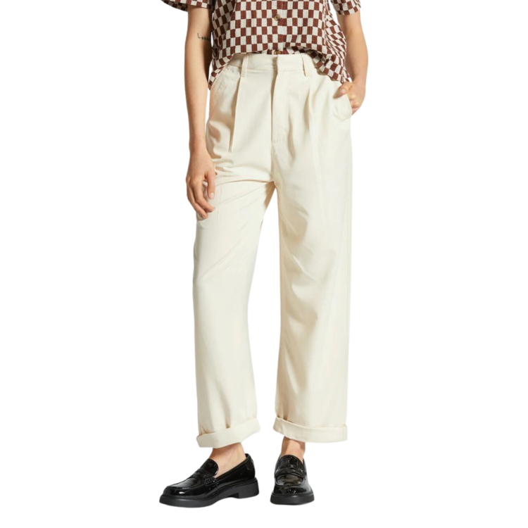 Brixton Brixton VICTORY TROUSER PANT WHITE SMOKE