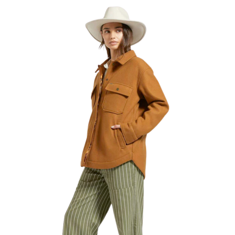 Brixton Brixton DURHAM SHIRT JACKET WASHED COPPER