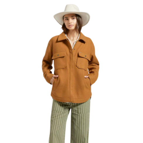 Brixton Brixton DURHAM SHIRT JACKET WASHED COPPER