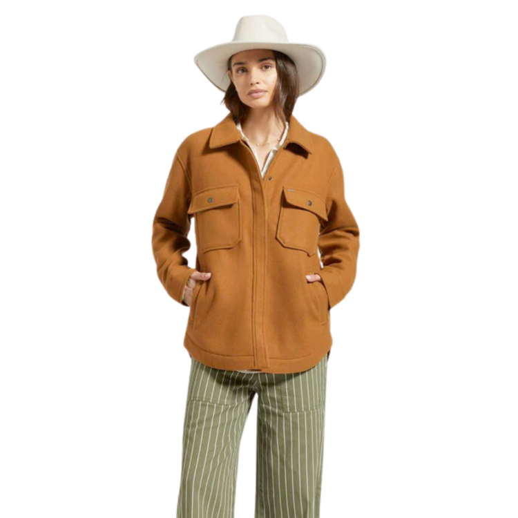 Brixton Brixton DURHAM SHIRT JACKET WASHED COPPER