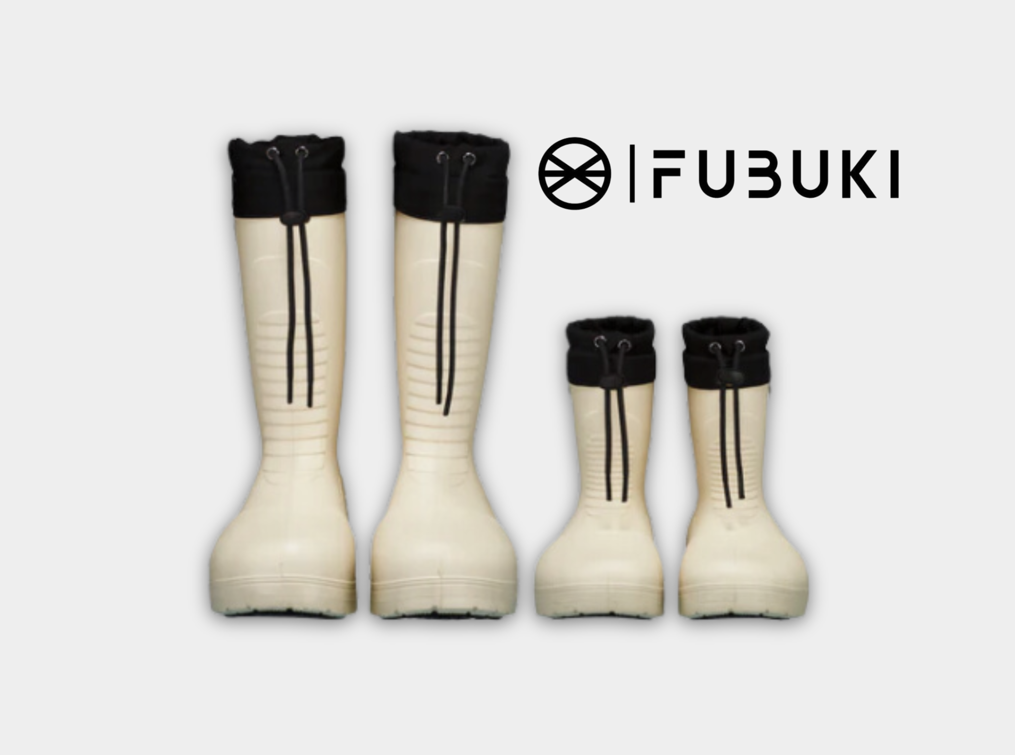FORMEL CAMELE[ポメルカメレ] Yubia Rain Boots 01 Beige 5cm FORMEL CAMELE Boots | Modalova