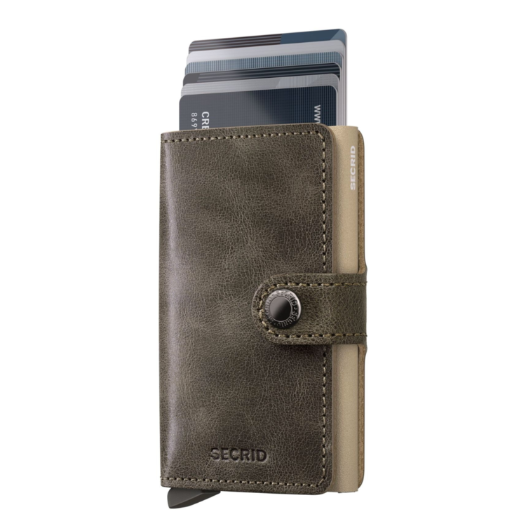 Secrid SECRID MINI WALLET VINTAGE TRACEABLE CLAY