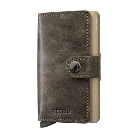 Secrid SECRID MINI WALLET VINTAGE TRACEABLE CLAY
