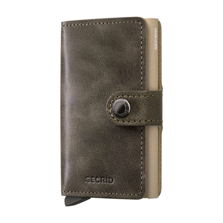 Secrid SECRID MINI WALLET VINTAGE TRACEABLE CLAY