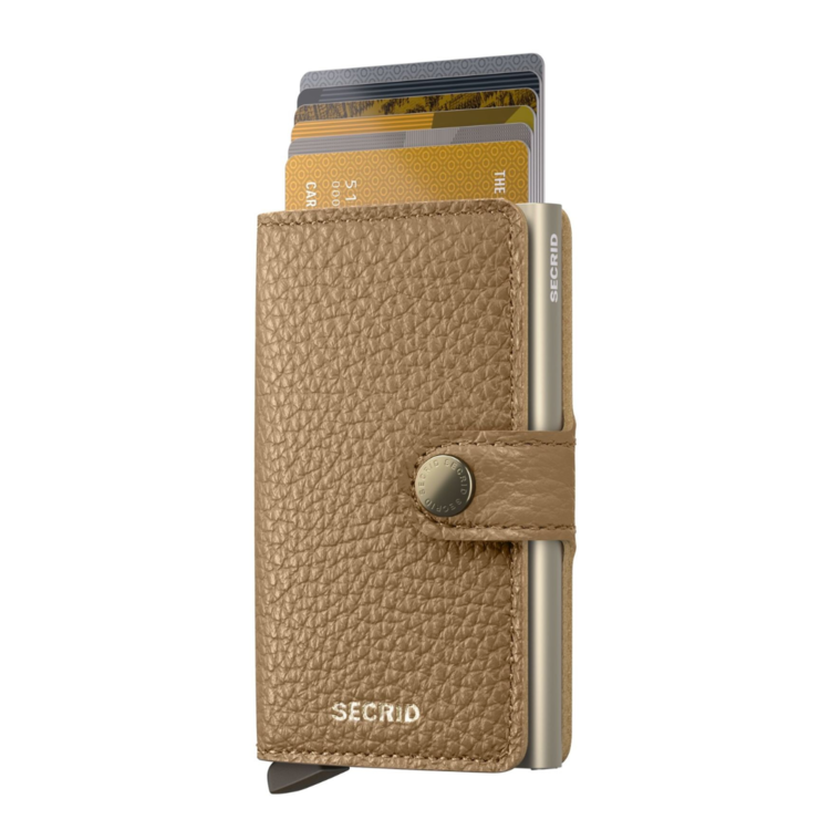 Secrid SECRID MINI WALLET PEBBLE CAPPUCCINO