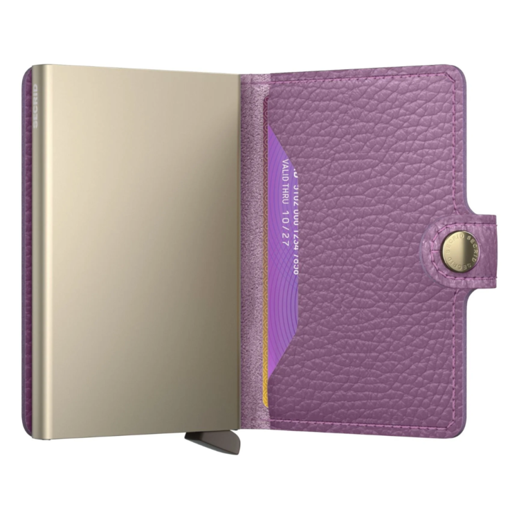 Secrid SECRID MINI WALLET PEBBLE ORCHID