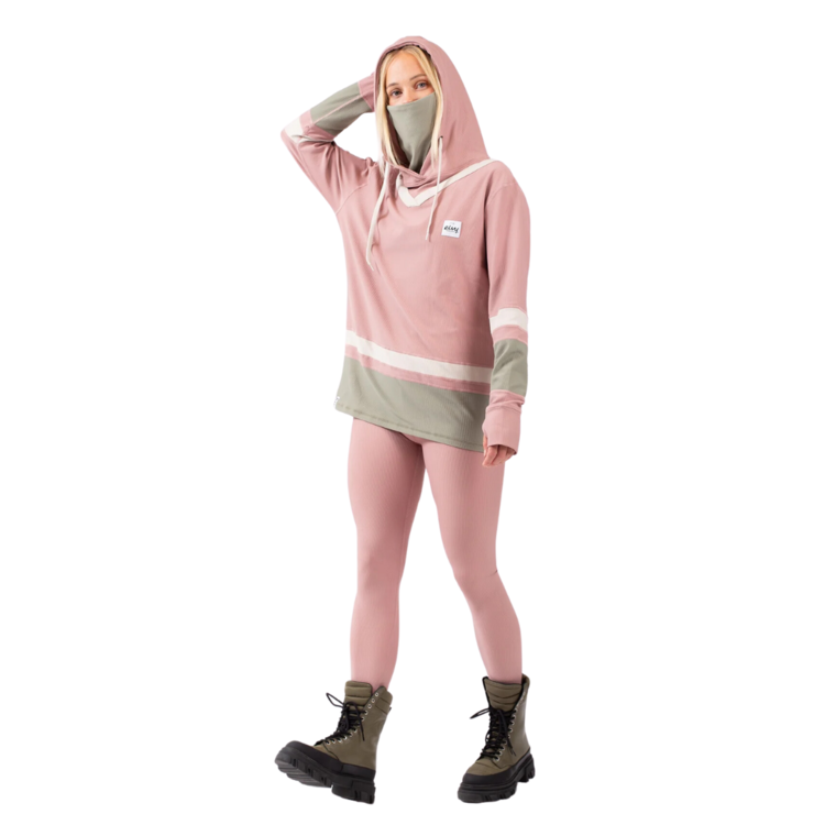 EIVY Eivy LOOSE FIT HOODIE RIB TOP FADED BLOCKS