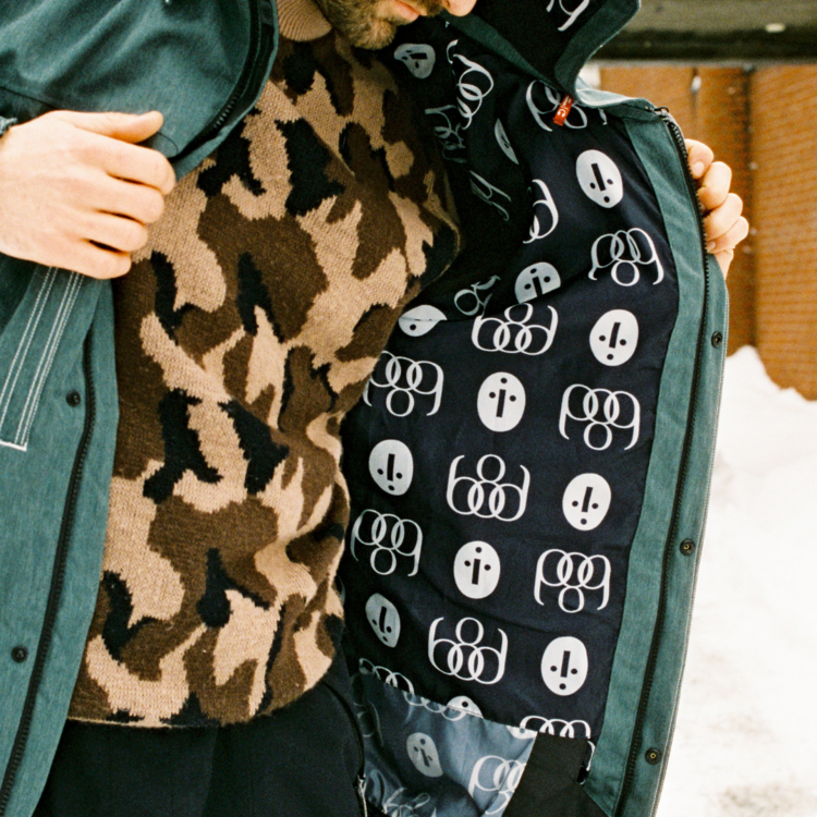 686 686 MENS DOJO JACKET FOREST GREEN DENIM