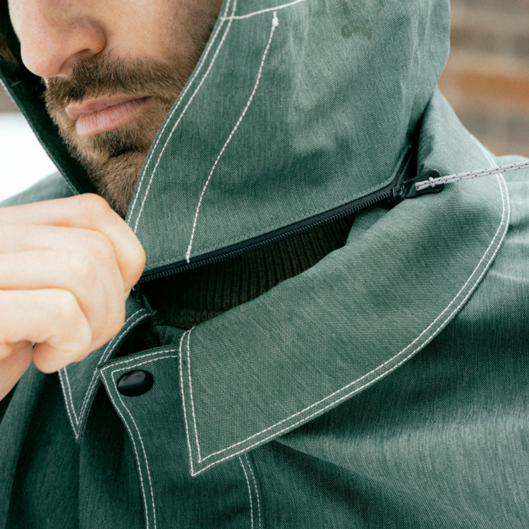 686 686 MENS DOJO JACKET FOREST GREEN DENIM