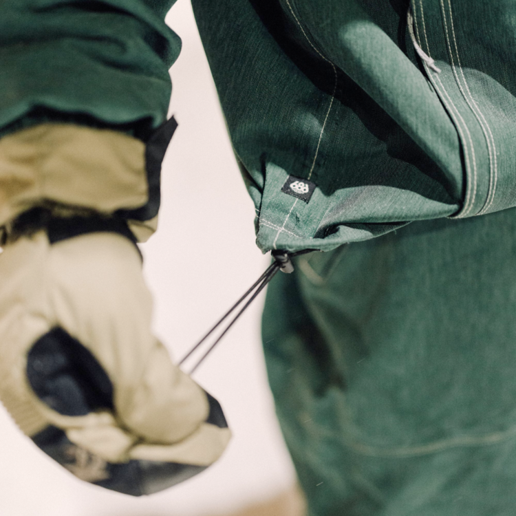 686 686 MENS DOJO JACKET FOREST GREEN DENIM