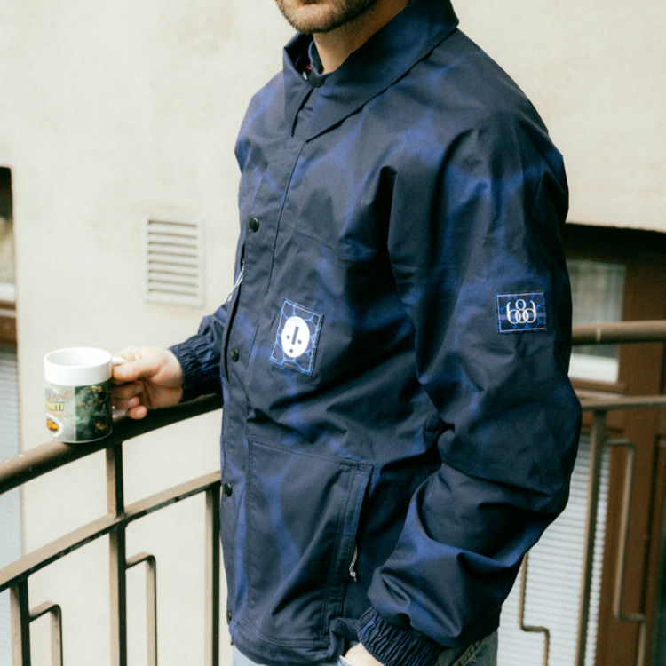 686 686 MENS DOJO JACKET BLUE AIRBRUSH