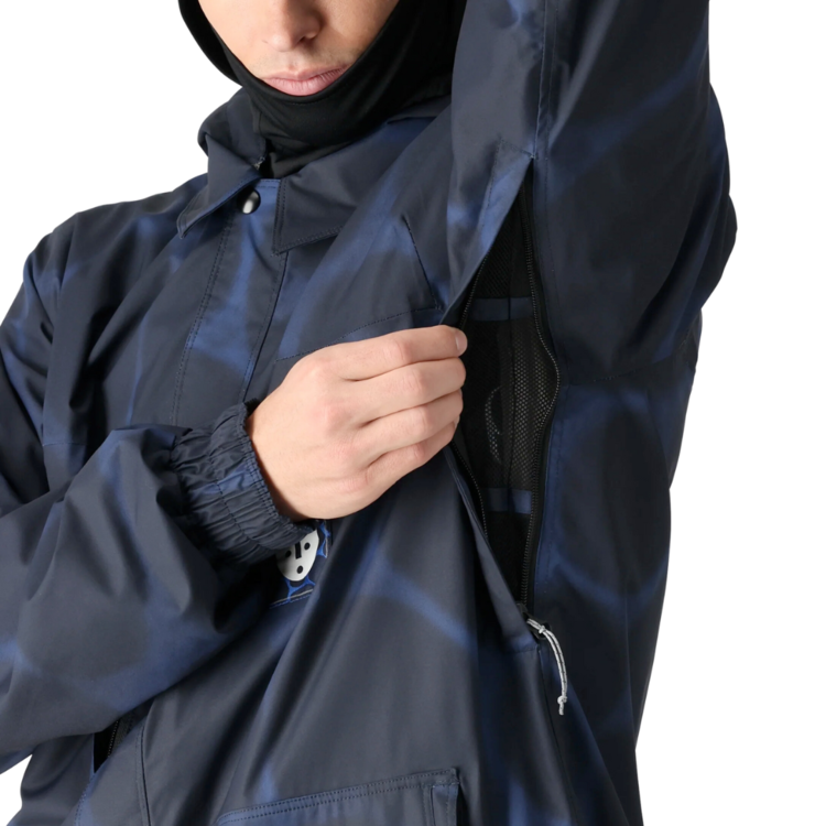 686 686 MENS DOJO JACKET BLUE AIRBRUSH