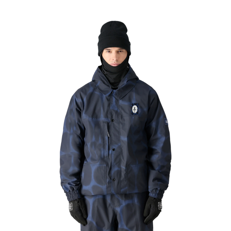 686 686 MENS DOJO JACKET BLUE AIRBRUSH