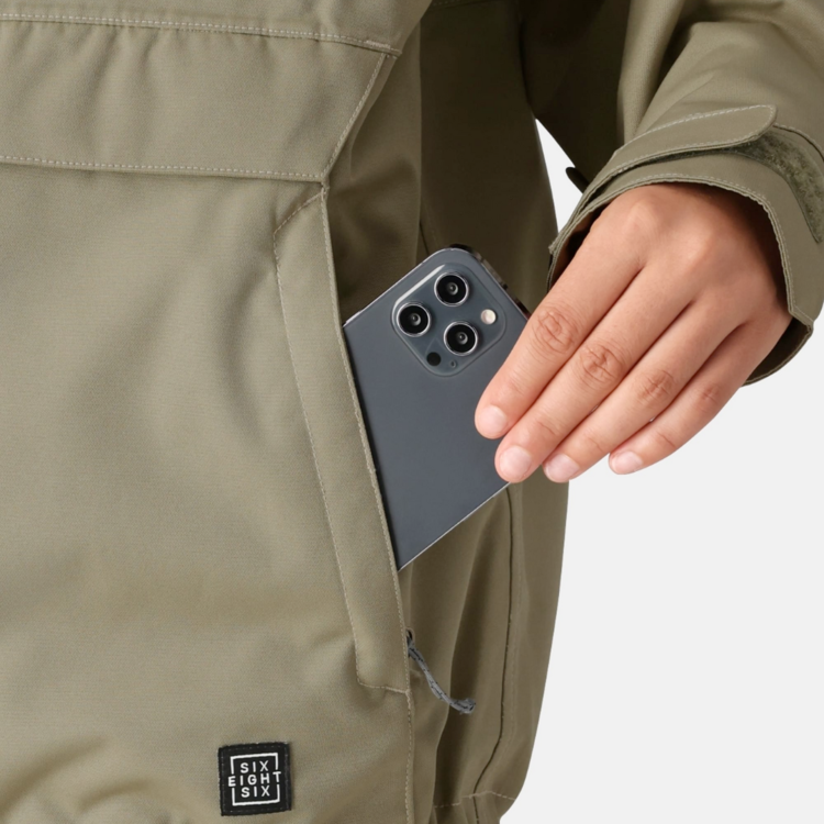 686 686 WOMENS OUTLINE SHELL ANORAK SAGE