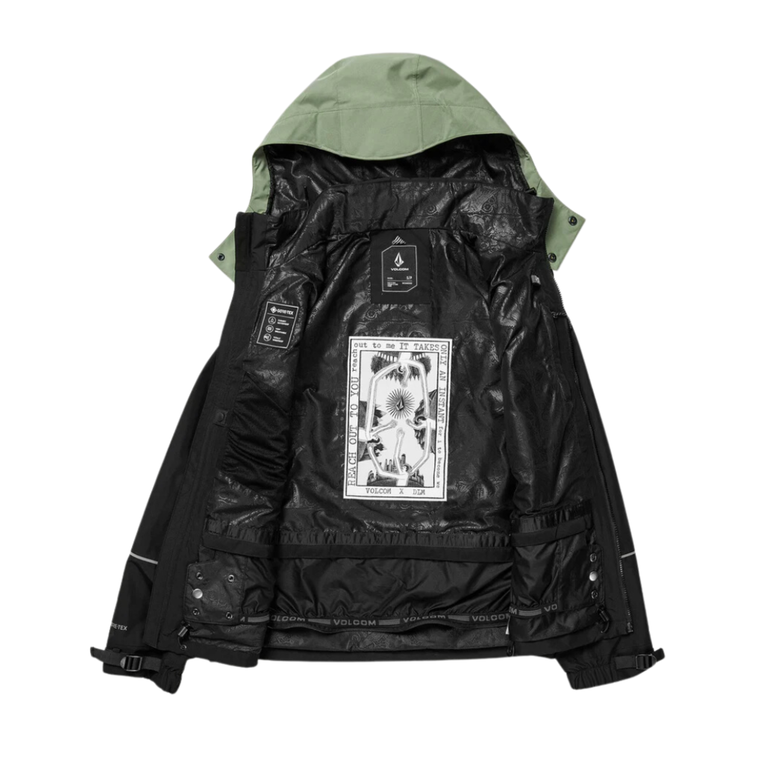 Volcom DLM GORE-TEX JACKET BLACK - Industry Skate & Snow