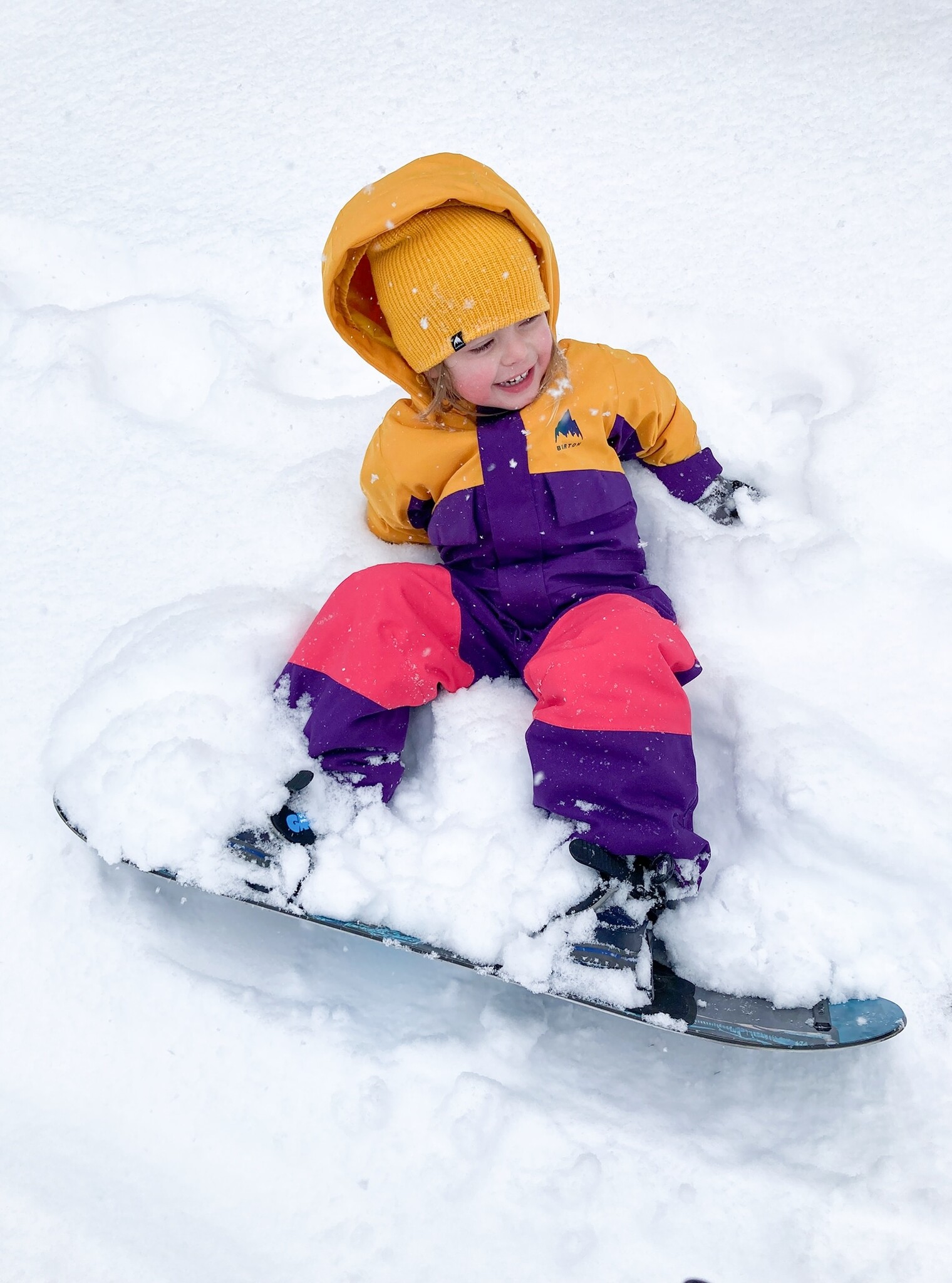 BURTON - Golden_Child081 Burton Toddler ONE PIECE GOLDENROD/IMPERIAL PURPLE