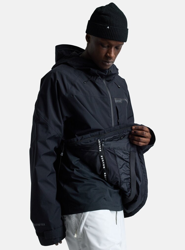 Burton Burton M GORE PILLOW LINE ANORAK TRUE BLACK