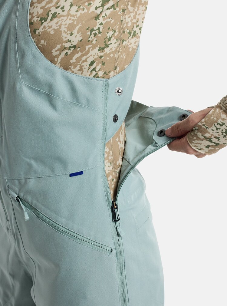 Burton Burton W RESERVE BIB PETROL GREEN