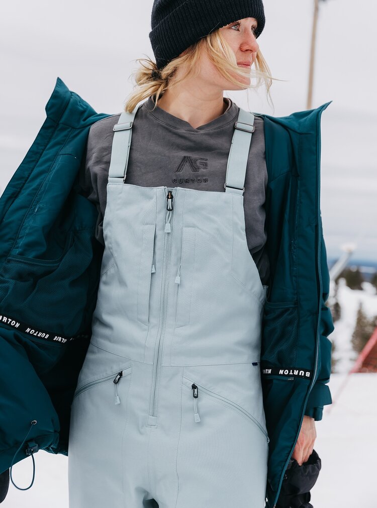 Burton Burton W RESERVE BIB PETROL GREEN