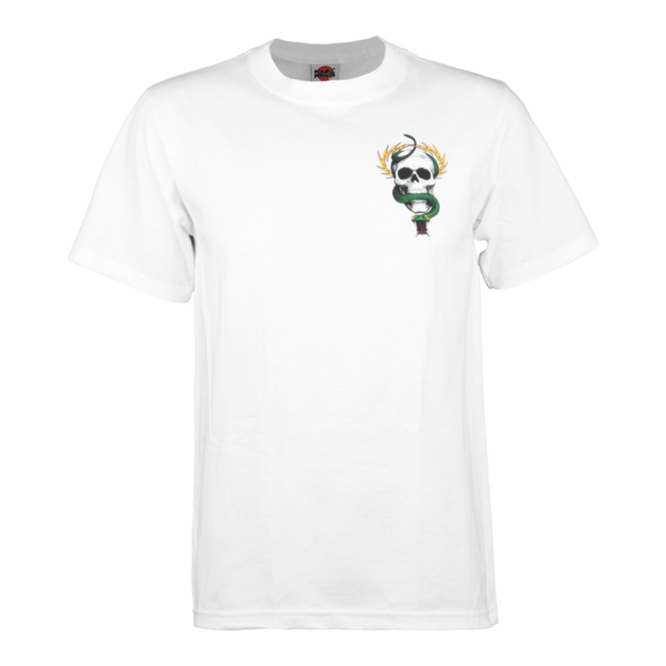 Powell Peralta POWELL PERALTA MCGILL SKULL & SNAKE TEE WHITE