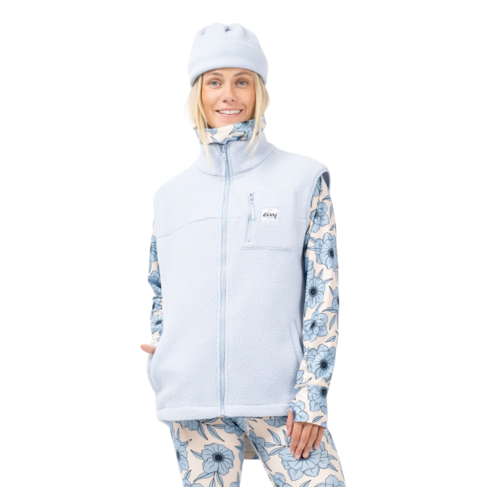 EIVY Eivy LUMBERJACKIE SHERPA VEST FADED FOG