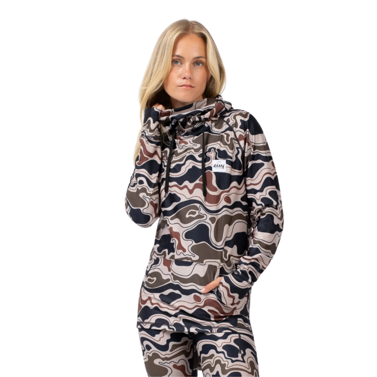 EIVY Eivy ICECOLD HOODIE TOP CURVE CAMO