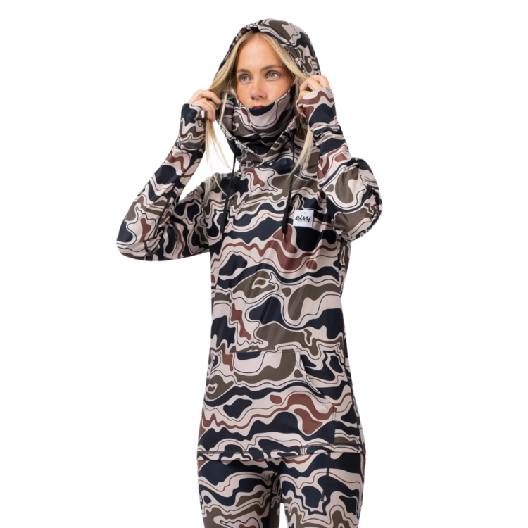 EIVY Eivy ICECOLD HOODIE TOP CURVE CAMO