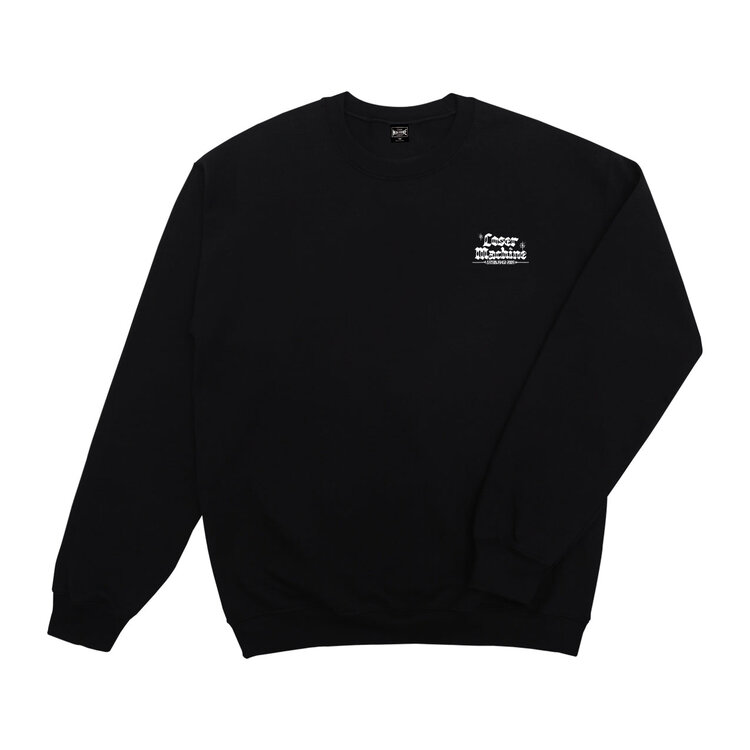 LOSER MACHINE Loser Machine HOOD RICH CREW FLEECE BLACK