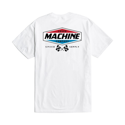 LOSER MACHINE Loser Machine OVERDRIVE TEE WHITE
