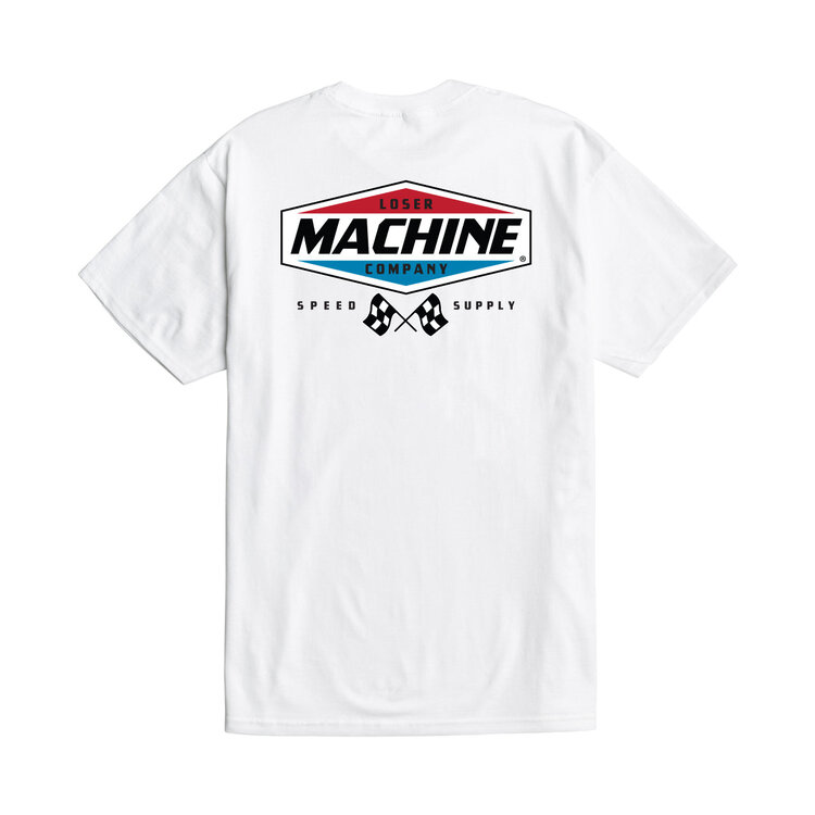 LOSER MACHINE Loser Machine OVERDRIVE TEE WHITE