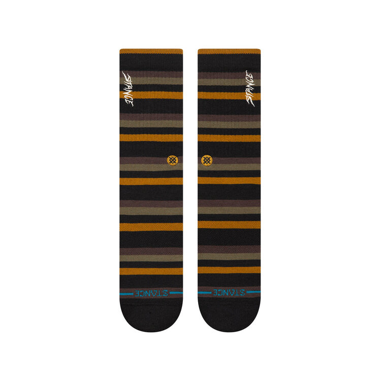 Stance Stance SLIPPING CREW SOCKS BLACK