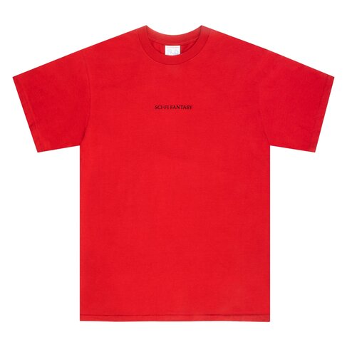 SCI FI FANTASY TINY CLASSIC LOGO TEE RED
