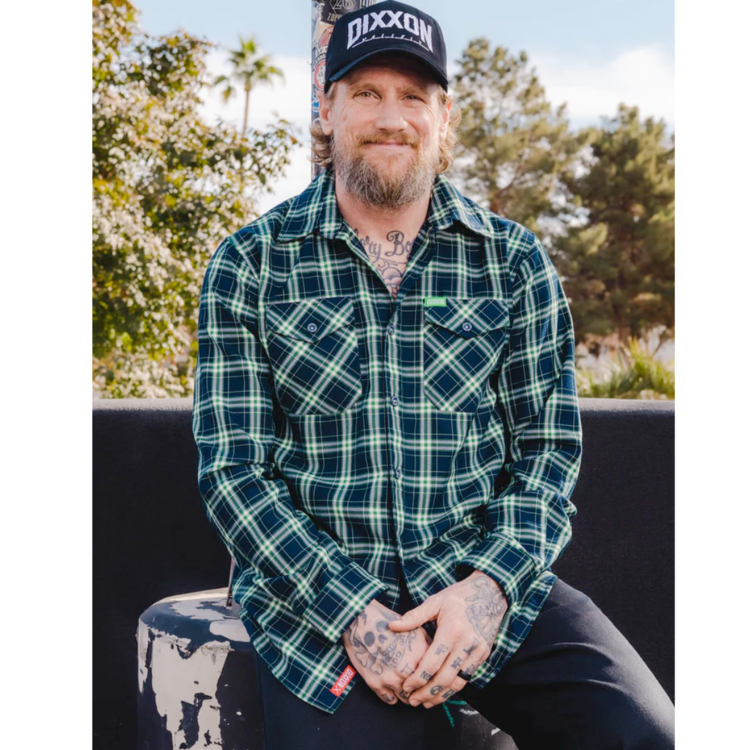 DIXXON DIXXON MIKE VALLELY FLANNEL - NAVY