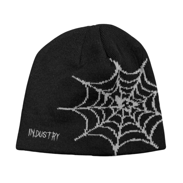 Industry INDUSTRY Web Skull Beanie - Black/Grey