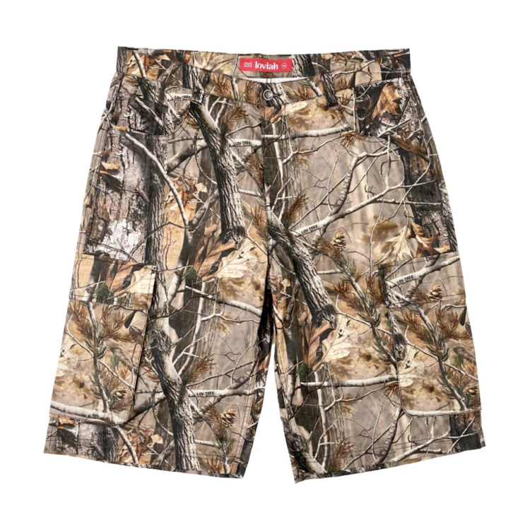 Loviah LOVIAH TROOPER COTTON CARGO SHORTS CAMO TREE